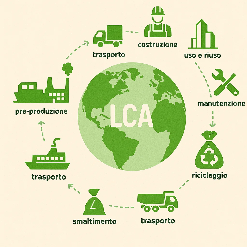 Valutazione del Ciclo di Vita (LCA): Misurare la sostenibilità dalla culla alla tomba