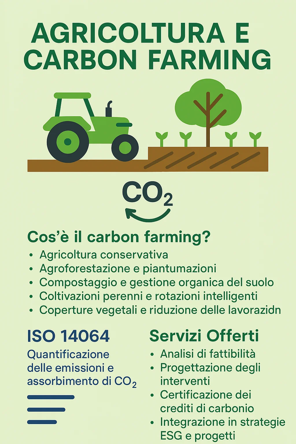 🌱 Crediti di carbonio in agricoltura: nuove opportunità con il Carbon Farming